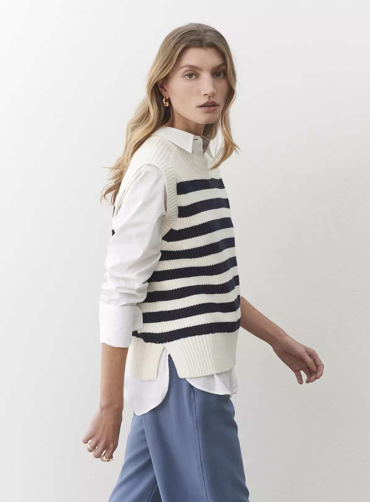 FINERY Lexi Stripe Vest 16 4 FINERY Lexi Stripe Vest 16 - Image 2