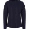 VOGUE WILLIAMS Navy Rib Top M