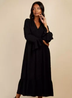 VOGUE WILLIAMS Black Texture Midaxi 18 9 VOGUE WILLIAMS Black Texture Midaxi 18 -Cheap Zest Garb Store tuc144064185 Black R Z002A