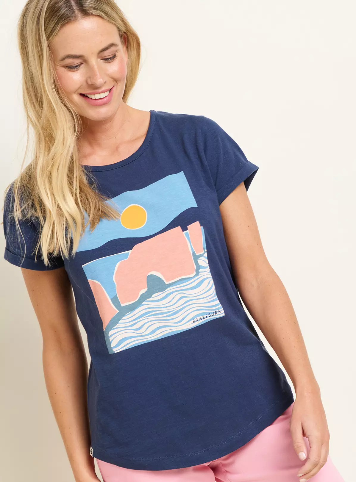 BRAKEBURN Landscape T-Shirt 8 5 BRAKEBURN Landscape T-Shirt 8 - Image 3
