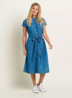 BRAKEBURN Betsy Shirt Dress 20 9 BRAKEBURN Betsy Shirt Dress 20 -Cheap Zest Garb Store tuc144108598 Blue R Z004A