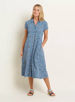 BRAKEBURN Brushed Camo Shirt Dress 20 -Cheap Zest Garb Store tuc144111017 Blue R Z004A