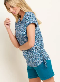 BRAKEBURN Brushed Camo T-Shirt 18 -Cheap Zest Garb Store tuc144111164 Blue R Z003A