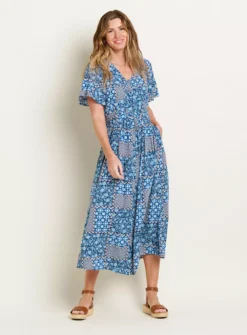 BRAKEBURN Folk Floral Patchwork Dress 16 9 BRAKEBURN Folk Floral Patchwork Dress 16 -Cheap Zest Garb Store tuc144111498 Blue R Z004A