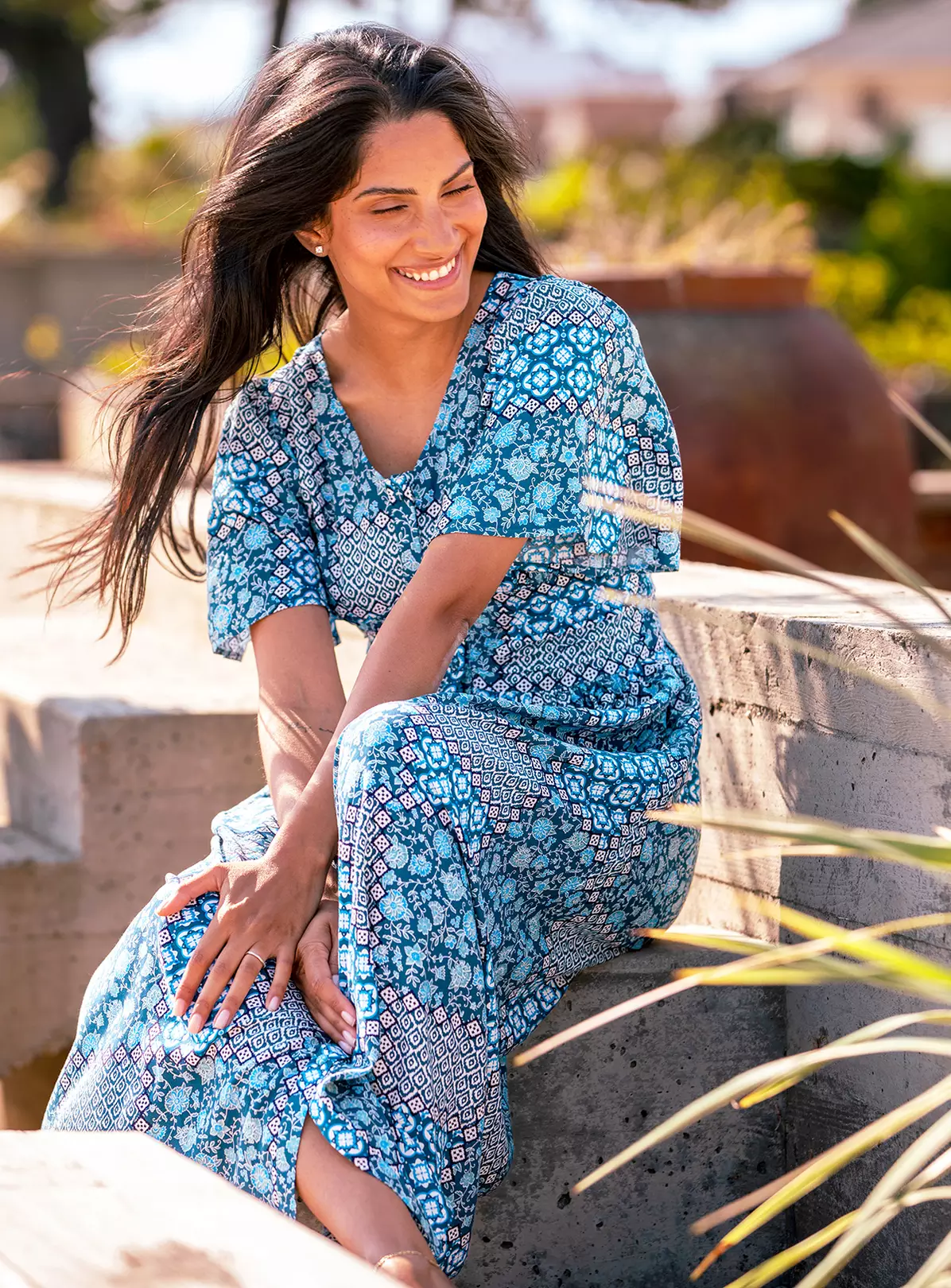 BRAKEBURN Folk Floral Patchwork Dress 16 3 BRAKEBURN Folk Floral Patchwork Dress 16