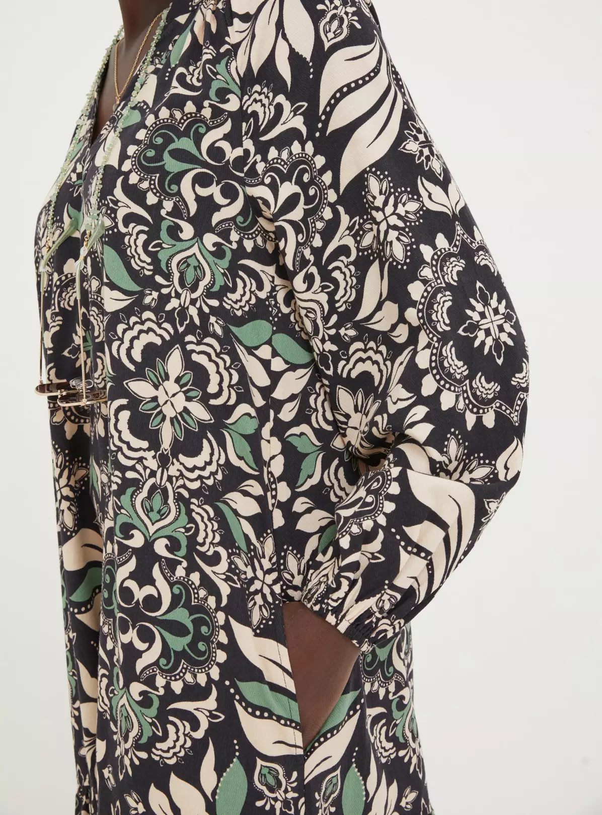 FATFACE Amy Mosaic Leaf Tunic Dress 18 4 FATFACE Amy Mosaic Leaf Tunic Dress 18 - Image 2