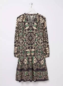 FATFACE Amy Mosaic Leaf Tunic Dress 18 12 FATFACE Amy Mosaic Leaf Tunic Dress 18 -Cheap Zest Garb Store tuc144136492 Black R Z006A