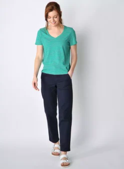 BURGS Brocton Womens V Neck T Shirt Multi Coloured 14 8 BURGS Brocton Womens V Neck T Shirt Multi Coloured 14 -Cheap Zest Garb Store tuc144144345 Multi20Coloured R Z004A 1