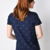 BURGS Brocton Womens V Neck T Shirt Navy 18 -Cheap Zest Garb Store tuc144144599 Navy R Z002A
