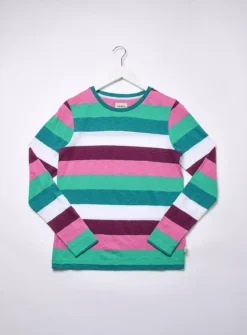 BURGS Portreath Womens Ls Crew Neck Tee - Multi Coloured 18 -Cheap Zest Garb Store tuc144145006 Multi20Coloured R Z005A