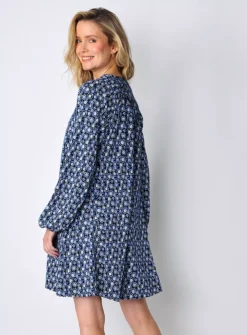 BURGS Sands Womens Button Front Mini Swing Dress Navy 8 -Cheap Zest Garb Store tuc144148522 Navy R Z002A