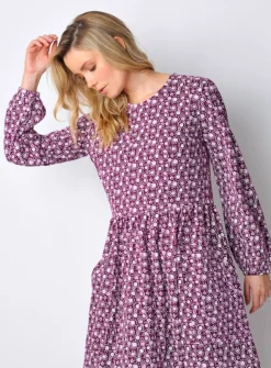 BURGS Roseland Womens Midi Dress 14 -Cheap Zest Garb Store tuc144149736 Pink R Z004A