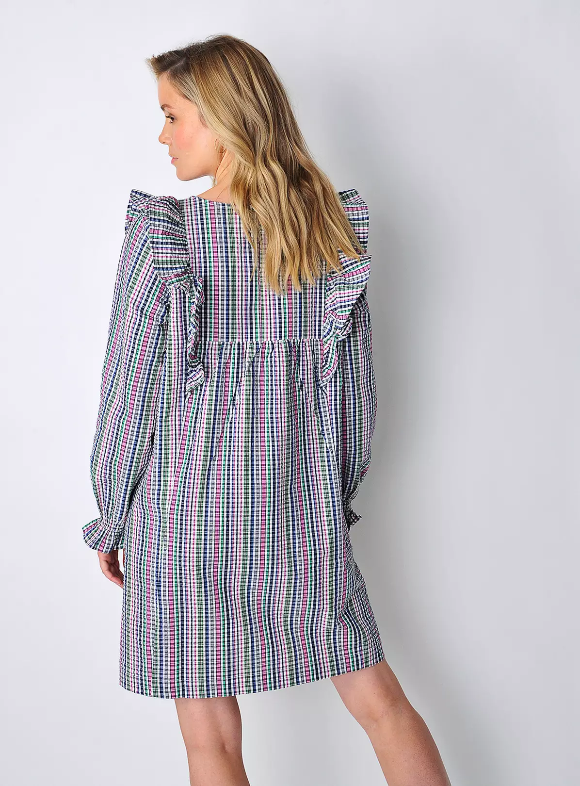 BURGS Maine Womens Frill Shift Dress 16 6 BURGS Maine Womens Frill Shift Dress 16 - Image 4