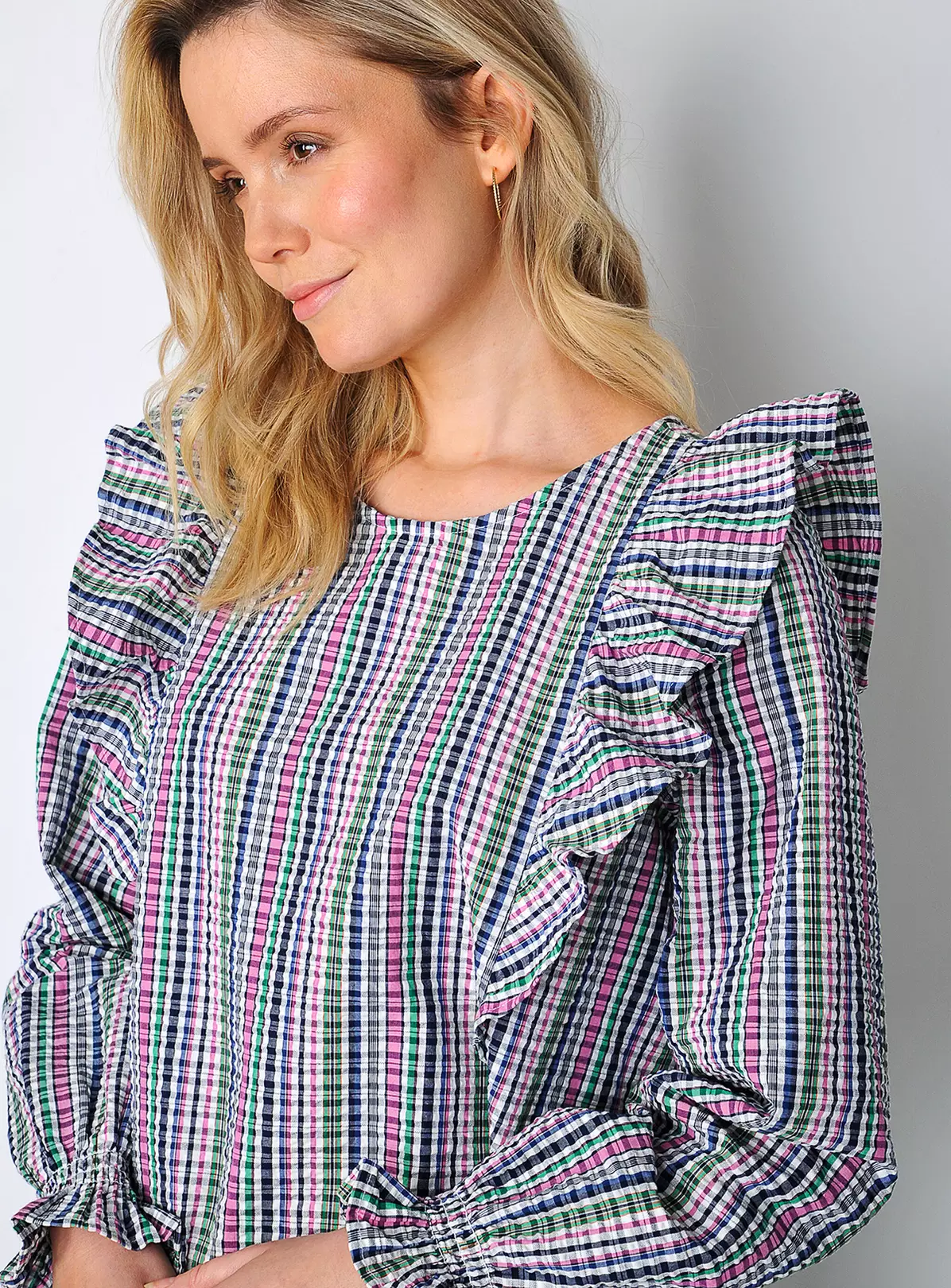 BURGS Maine Womens Frill Shift Dress 16 4 BURGS Maine Womens Frill Shift Dress 16 - Image 2