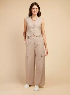 VOGUE WILLIAMS Mink Cargo Trousers 16