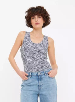 Mono Space Dye Ribbed Vest Top 22