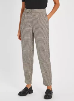 Dogtooth Tapered Coord Trousers 16L -Cheap Zest Garb Store tuc144163167 Multi20Coloured R Z001A