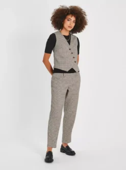 Dogtooth Tapered Coord Trousers 16L