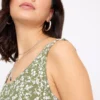 Khaki Ditsy Vest Top 18 2 Khaki Ditsy Vest Top 18 -Cheap Zest Garb Store tuc144205451 Khaki R Z003A