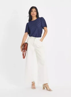 Navy Spot Jacquard Top18 7 Navy Spot Jacquard Top18 -Cheap Zest Garb Store tuc144208695 Navy R Z002A