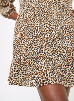 Animal Spot Print Tiered Dress 16 8 Animal Spot Print Tiered Dress 16 -Cheap Zest Garb Store tuc144296744 Multi20Coloured R Z003A