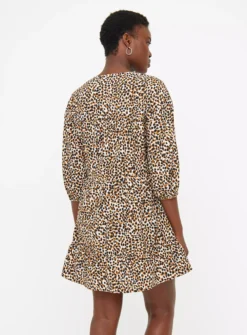 Animal Spot Print Tiered Dress 16 9 Animal Spot Print Tiered Dress 16 -Cheap Zest Garb Store tuc144296744 Multi20Coloured R Z004A