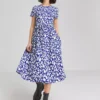SIMPLY BE Supersoft Pocket Midi Dress In Blue Animal Print 14 -Cheap Zest Garb Store tuc144313989 Blue R Z001A