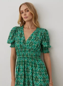 FINERY Tegan Dress 10 8 FINERY Tegan Dress 10 -Cheap Zest Garb Store tuc144343344 Green R Z002A