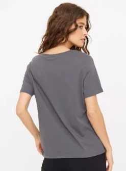 Charcoal California Eagle Graphic T-Shirt 8