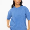 Blue Washed Oversized T-Shirt 26 1 Blue Washed Oversized T-Shirt 26 -Cheap Zest Garb Store tuc144350026 Denim R Z001A