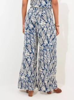 JOE BROWNS Abstract Fern Print Co Ord Trousers 8 9 JOE BROWNS Abstract Fern Print Co Ord Trousers 8 -Cheap Zest Garb Store tuc144397975 Blue R Z005A 1