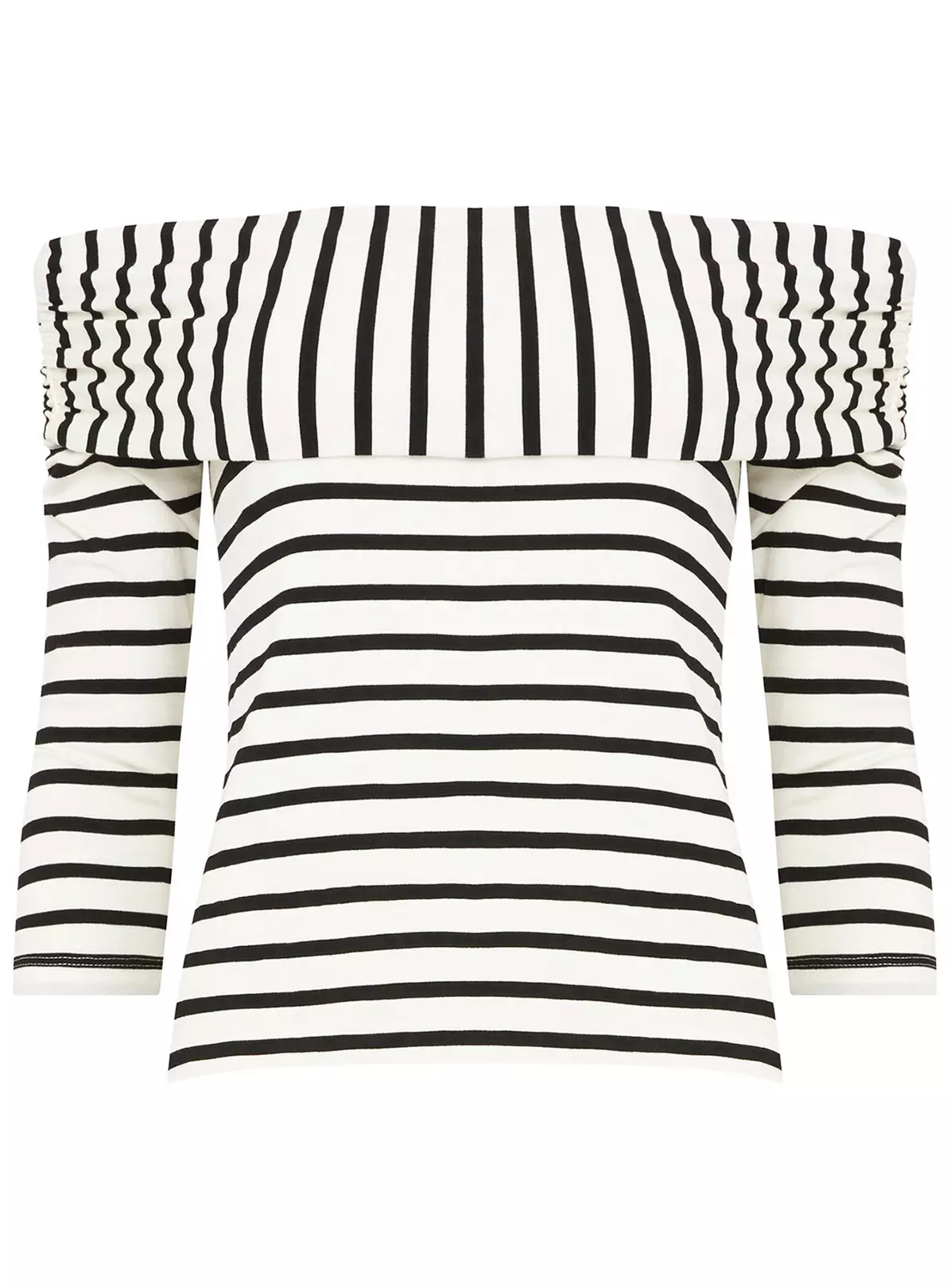 JOE BROWNS Striped Long Sleeve Bardot Top 10 7 JOE BROWNS Striped Long Sleeve Bardot Top 10 - Image 5