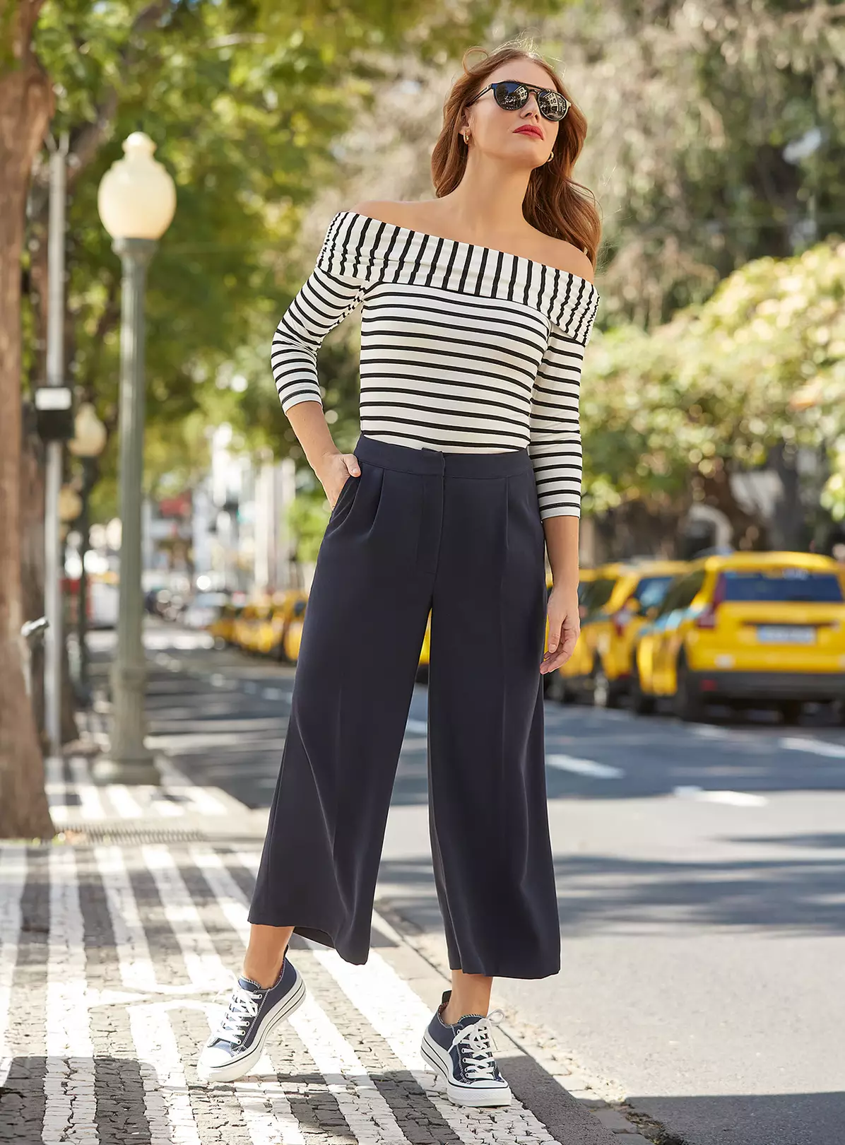 JOE BROWNS Striped Long Sleeve Bardot Top 10 3 JOE BROWNS Striped Long Sleeve Bardot Top 10