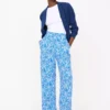 Blue Paisley Print Wide Leg Trousers 10 2 Blue Paisley Print Wide Leg Trousers 10 -Cheap Zest Garb Store tuc144417551 Blue R Z002A