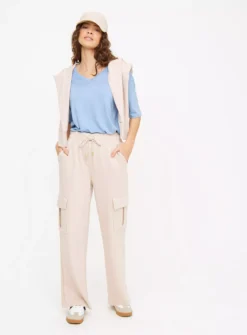 Blue V Neck Relaxed T-Shirt 14 -Cheap Zest Garb Store tuc144433876 Blue R Z002A