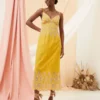FATFACE Daisy Broderie Midi Dress 6 1 FATFACE Daisy Broderie Midi Dress 6 -Cheap Zest Garb Store tuc144504443 Yellow R Z001A