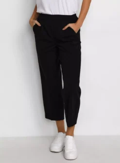 KAFFE Sakura Cropped Trousers 16 -Cheap Zest Garb Store tuc144623813 Black R Z001A
