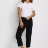 KAFFE Sakura Cropped Trousers 16 -Cheap Zest Garb Store tuc144623813 Black R Z003A