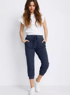 KAFFE Naya Capri Trousers Blue 8 -Cheap Zest Garb Store tuc144626838 Blue R Z003A