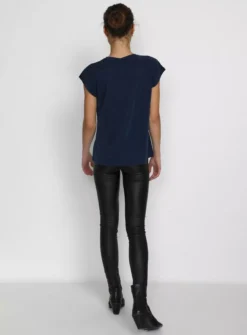 KAFFE Lise V Neck T Shirt L 10 KAFFE Lise V Neck T Shirt L -Cheap Zest Garb Store tuc144626951 Blue R Z002A