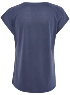 KAFFE Lise V Neck T Shirt L 12 KAFFE Lise V Neck T Shirt L -Cheap Zest Garb Store tuc144626951 Blue R Z006A