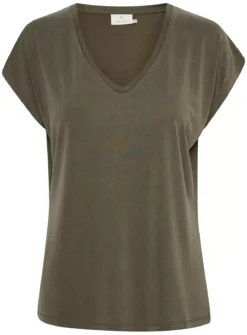 KAFFE Lise T Shirt S -Cheap Zest Garb Store tuc144627179 Green R Z004A