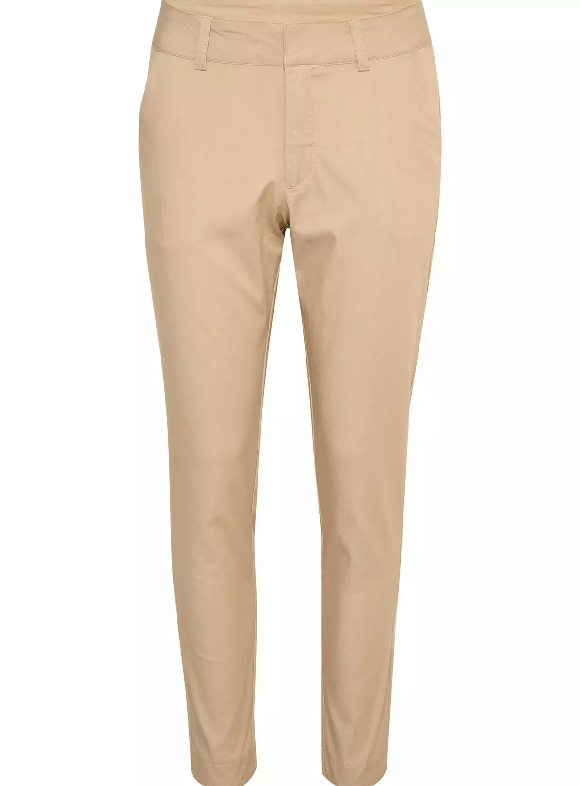 KAFFE Lea Chino 7/8 Trousers Cream 8 6 KAFFE Lea Chino 7/8 Trousers Cream 8 - Image 4