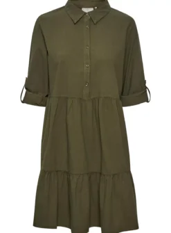 KAFFE Naya Dress 16 -Cheap Zest Garb Store tuc144631004 Green R Z004A