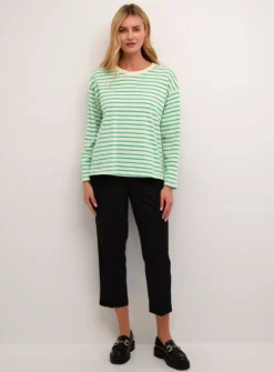 KAFFE Kawinny Long Sleeve T Shirt Green XL 8 KAFFE Kawinny Long Sleeve T Shirt Green XL -Cheap Zest Garb Store tuc144631611 Green R Z003A