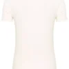 KAFFE Drew Short Sleeve Rib T Shirt White XL