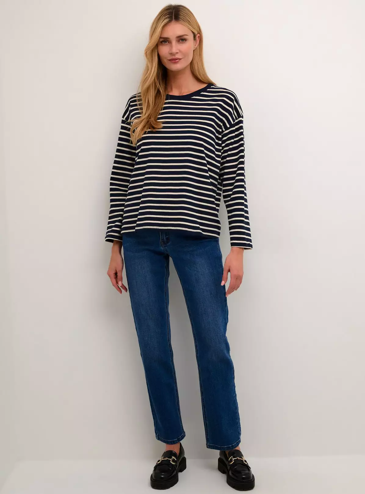 KAFFE Kawinny Long Sleeve T Shirt Blue XL 4 KAFFE Kawinny Long Sleeve T Shirt Blue XL - Image 2