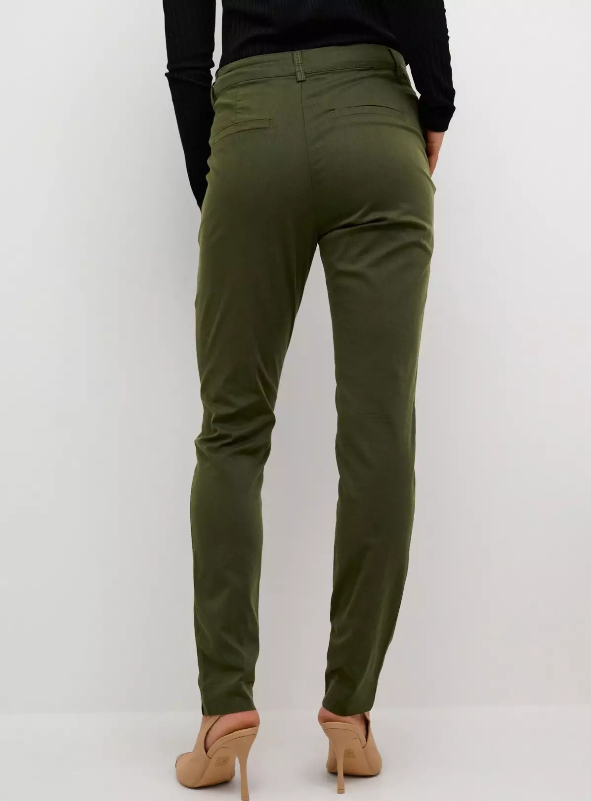 KAFFE Lea Rivet Trousers Green 18 5 KAFFE Lea Rivet Trousers Green 18 - Image 3